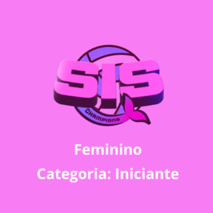 Feminino: Iniciante Valor da dupla